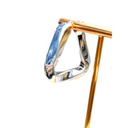Bottega Veneta Triangle Silver Ag925 Hoop Earring