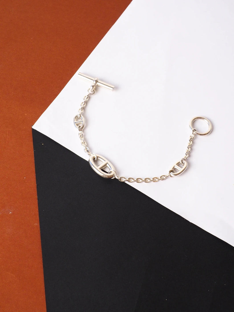 Hermes CA Farandole Silver Bracelet