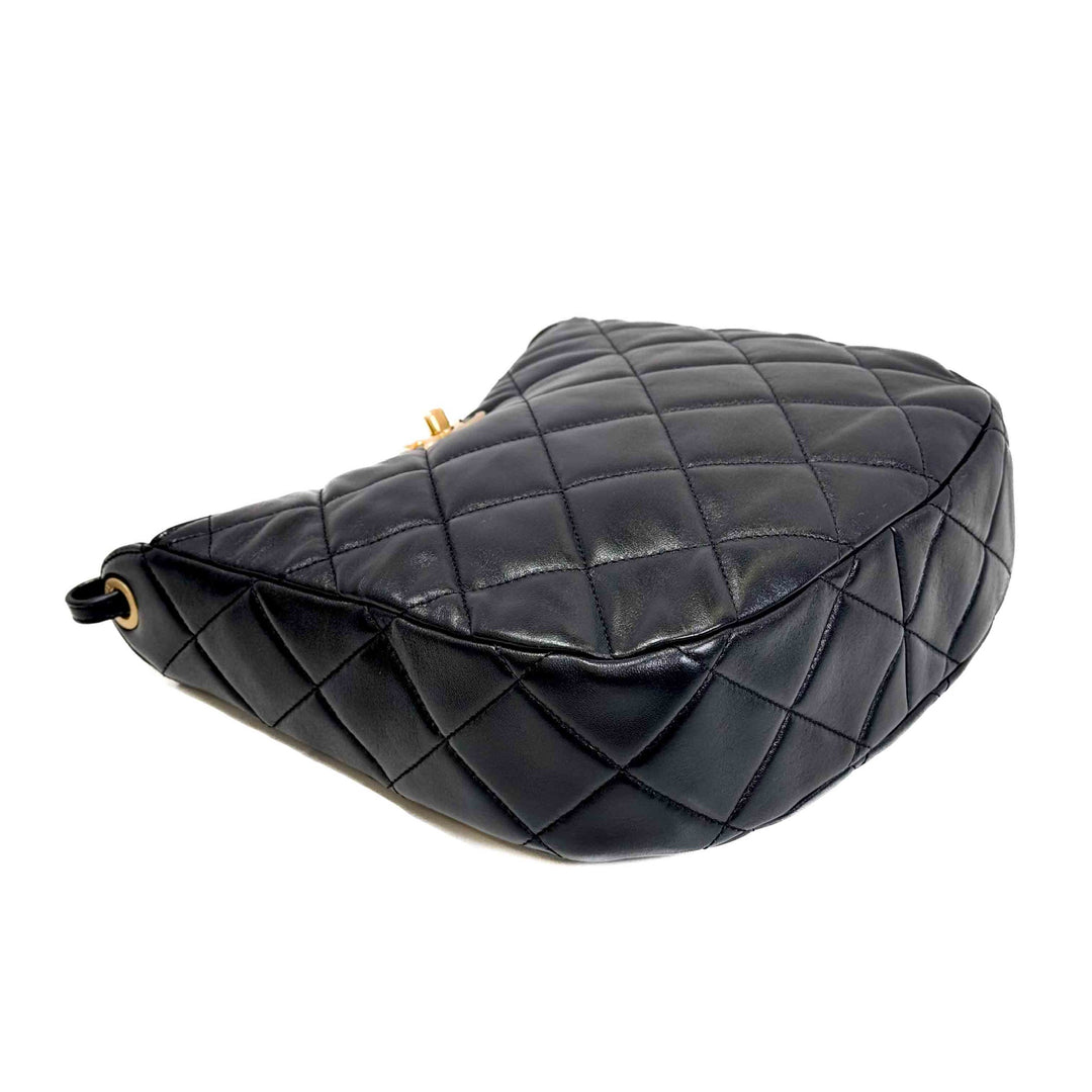 Chanel Black Hobo Bag