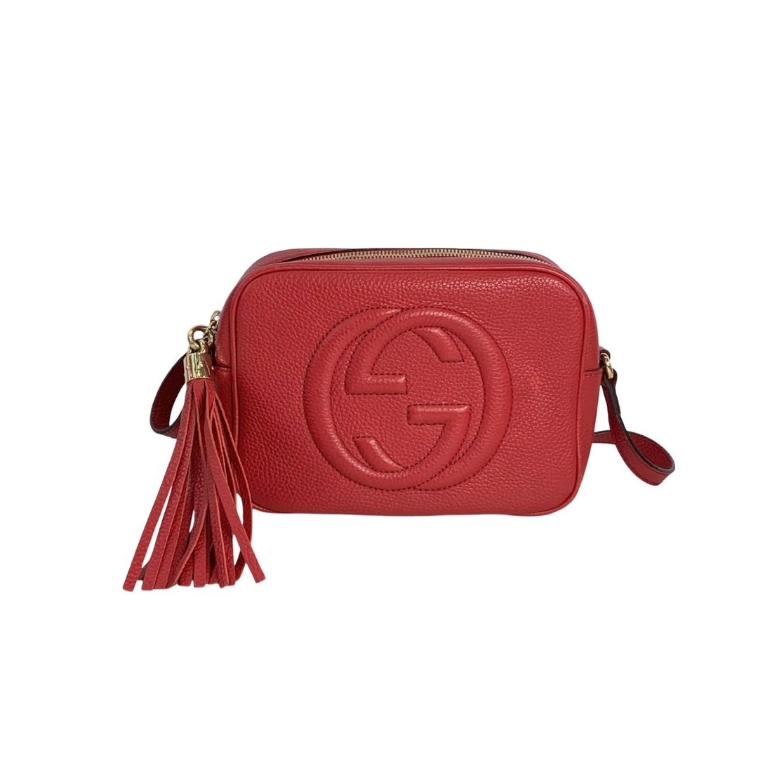 Gucci Camera Bag Red Calfskin