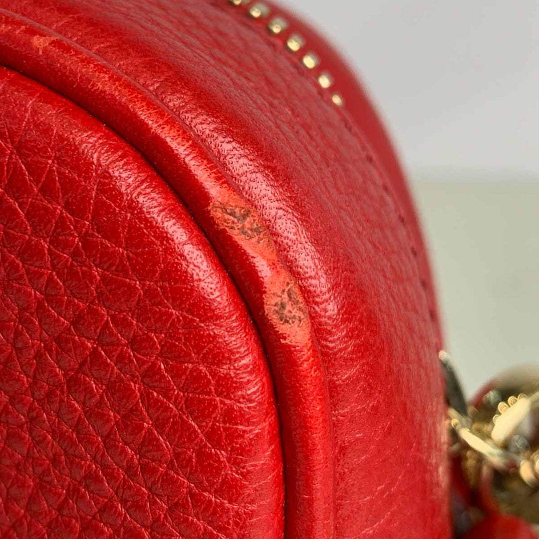 Gucci Camera Bag Red Calfskin
