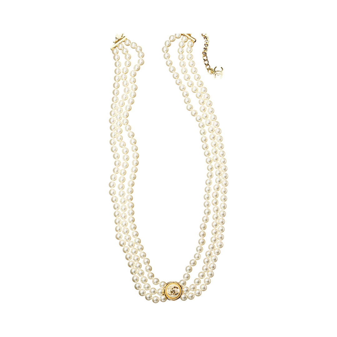 Chanel 3 Layer Pearl Belt B24 - Jiaxyk
