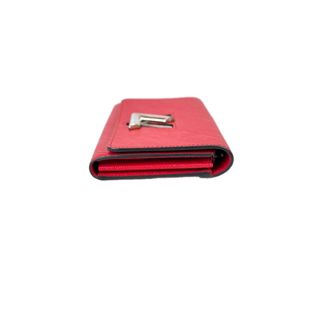 Louis Vuitton Twist Long Wallet Red Epi Leather
