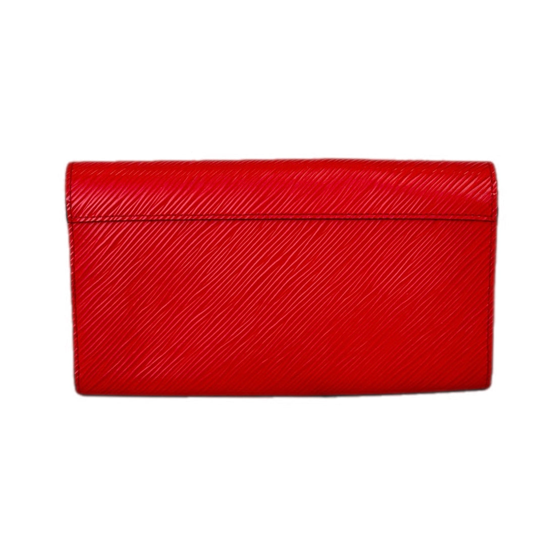 Louis Vuitton Twist Long Wallet Red Epi Leather