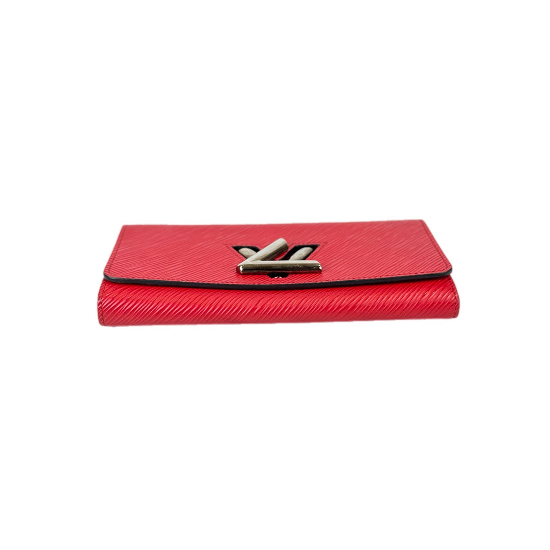 Louis Vuitton Twist Long Wallet Red Epi Leather