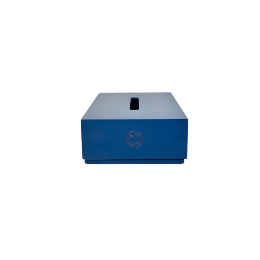 Hermes Navy Tissue Box
