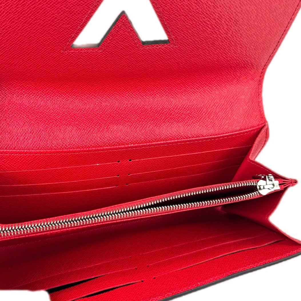 Louis Vuitton Twist Long Wallet Red Epi Leather