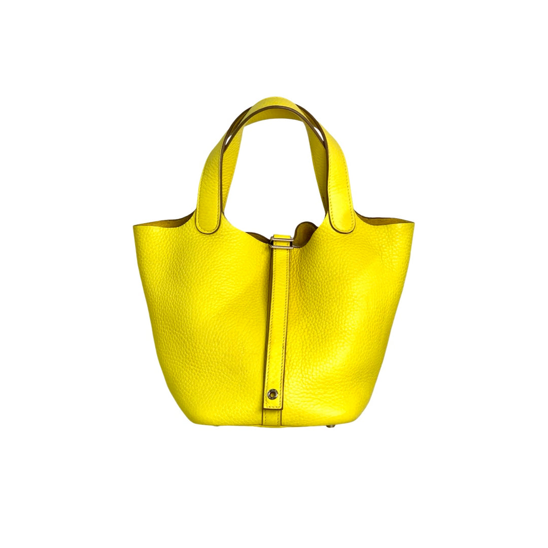Hermes Picotin 18cm Lime Bag TC