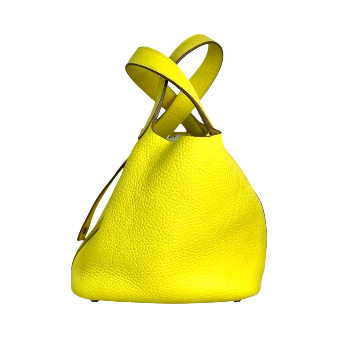 Hermes Picotin 18cm Lime Bag TC