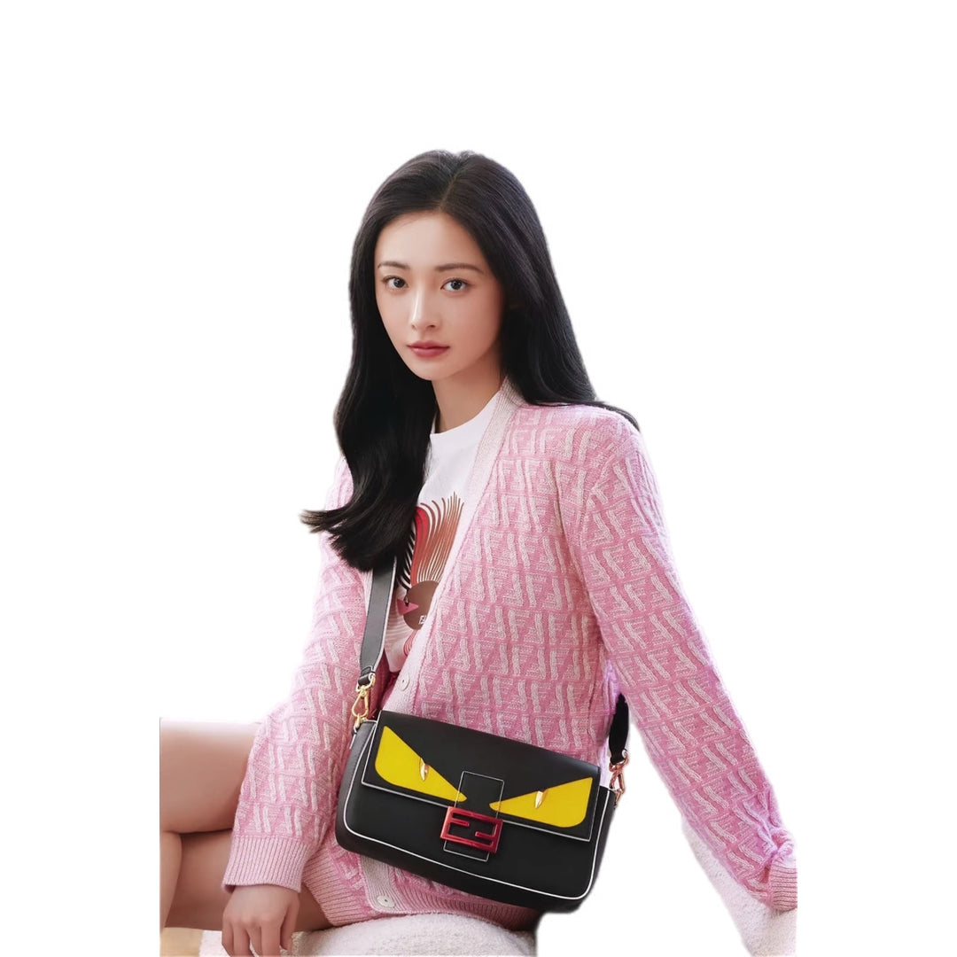 Fendi Monster Baguette Shoulder Bag