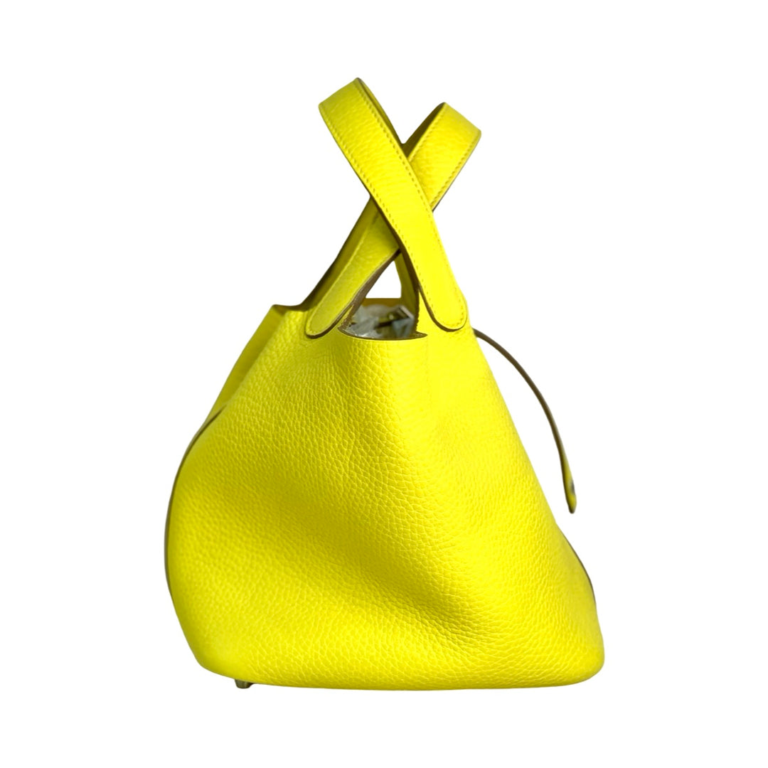 Hermes Picotin 18cm Lime Bag TC