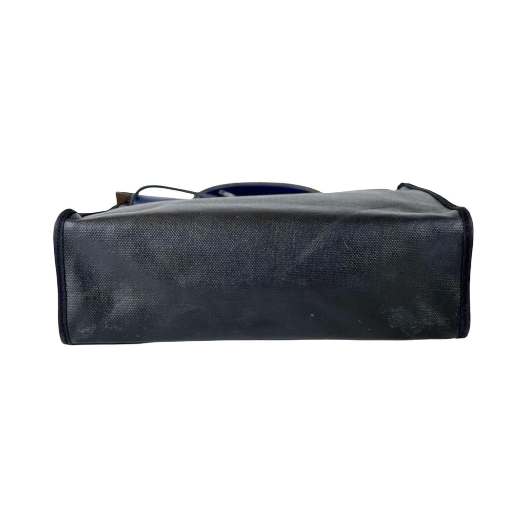 Hermes Herbag  Zip 31 Black/ Blue Bag