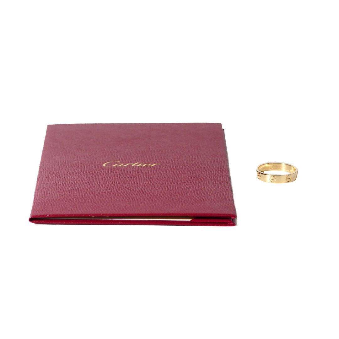 Cartier Love Ring Thin Rosegold 51#
