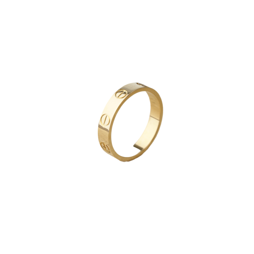 Cartier Love Ring Thin Rosegold 51#