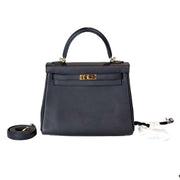 Hermes Kelly 25cm Black Togo - Jiaxyk