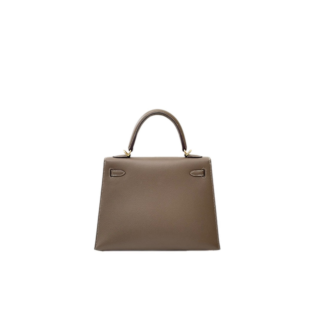 Hermes Kelly 25cm Etoupe Epsom Bag