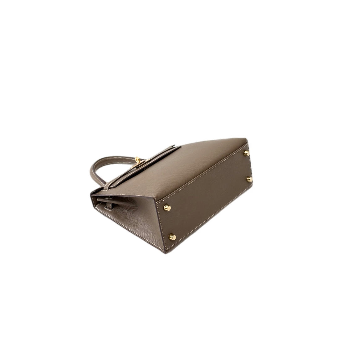 Hermes Kelly 25cm Etoupe Epsom Bag