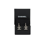 Chanel CC Charm Hoop Earring