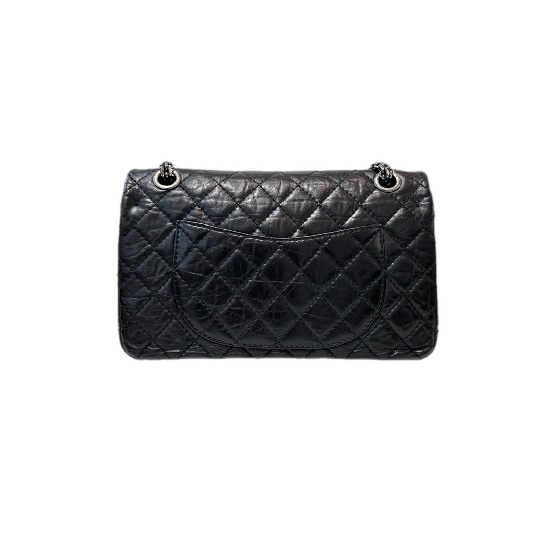 Chanel 2.55 Reissue Small Black/Silver Bag