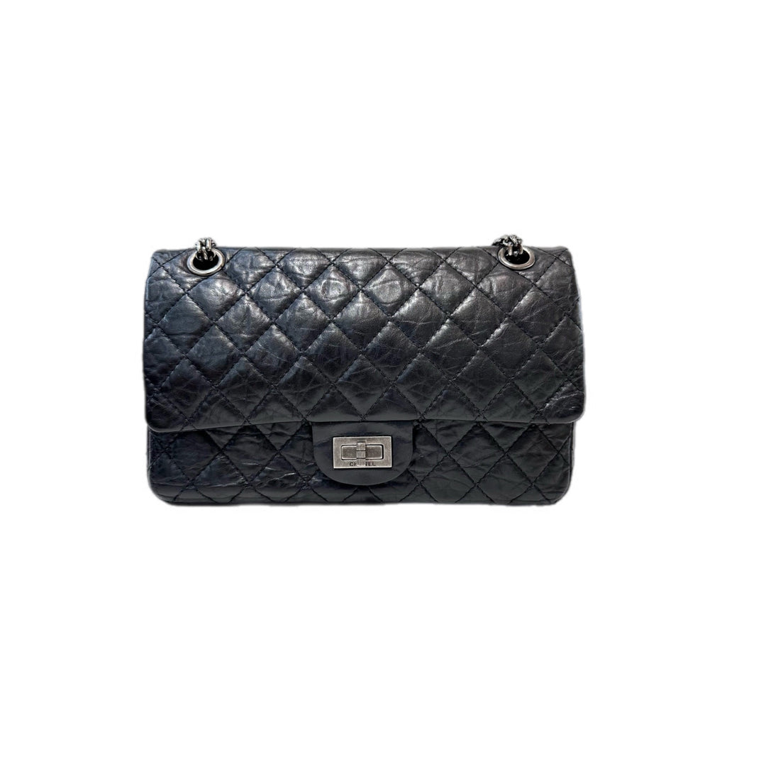 Chanel 2.55 Reissue Small Black/Silver Bag