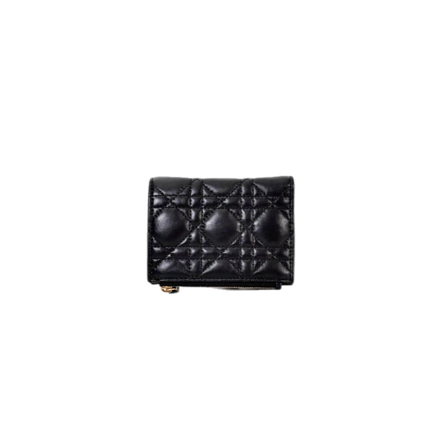 Dior Caro Wallet Black