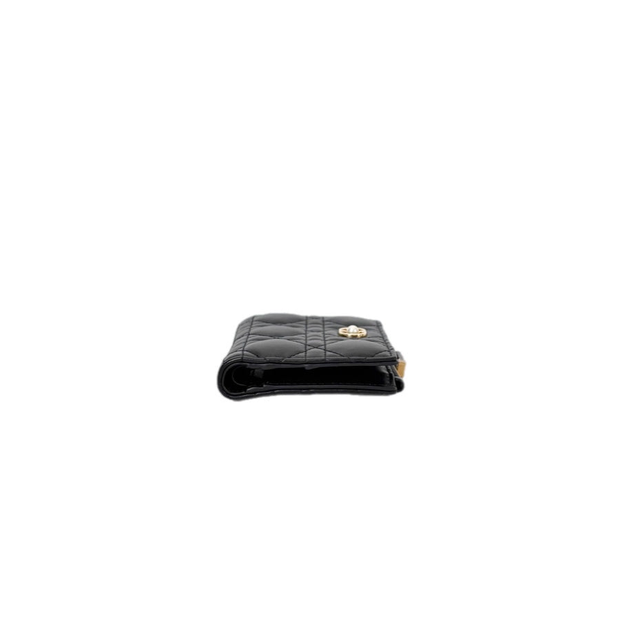 Dior Caro Wallet Black
