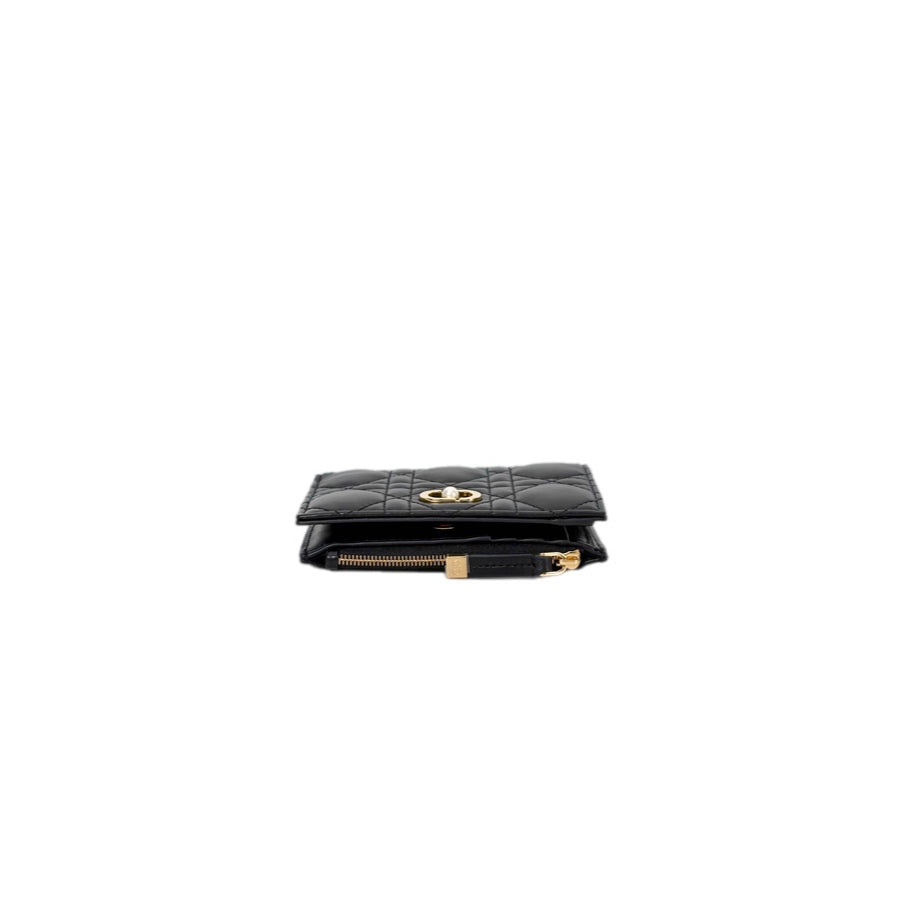 Dior Caro Wallet Black