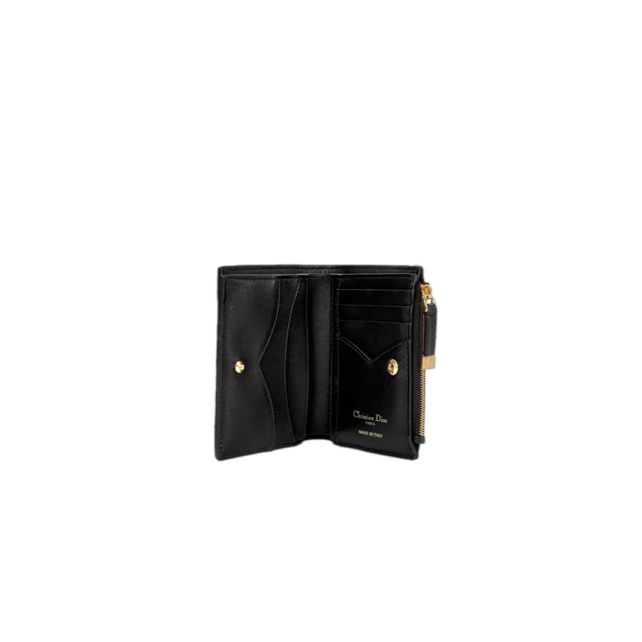 Dior Caro Wallet Black