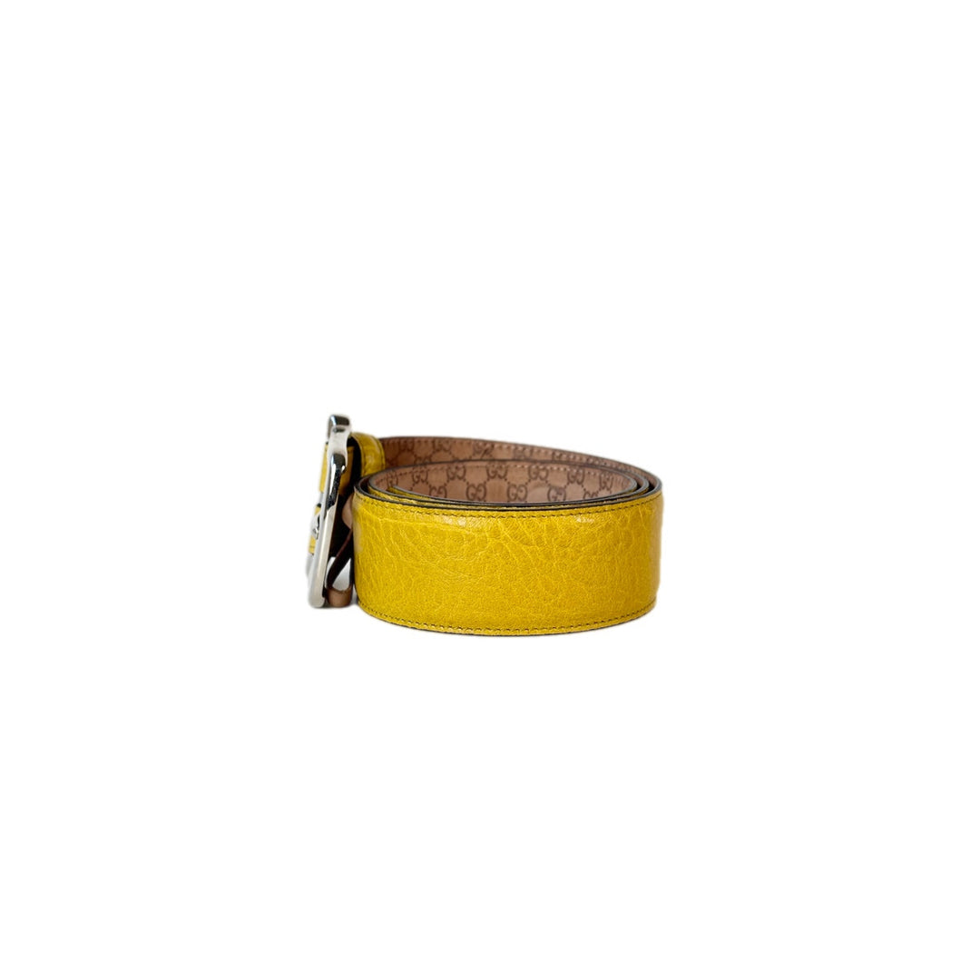 Gucci Yellow Belt #80