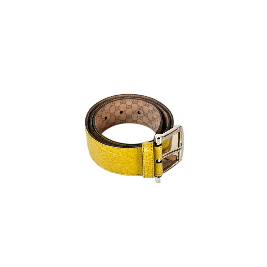 Gucci Yellow Belt #80