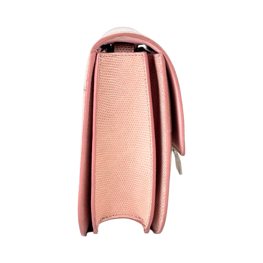 Celine Classic Box Bag Pink Lizard