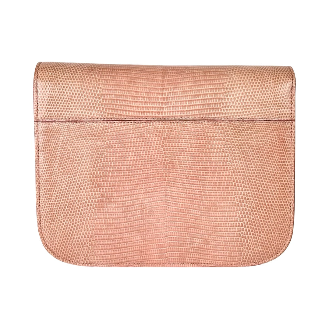 Celine Classic Box Bag Pink Lizard