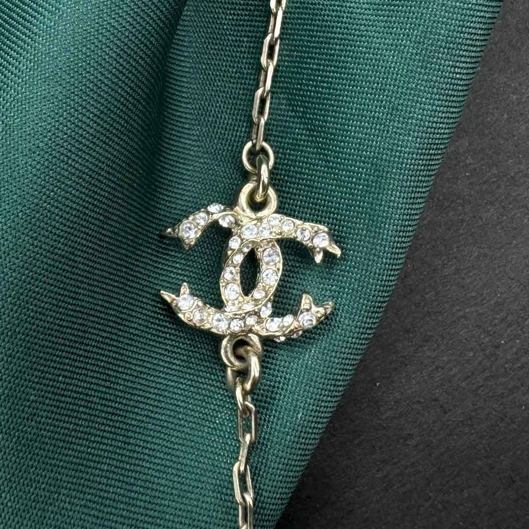 Chanel CC Logo Arrow Necklace