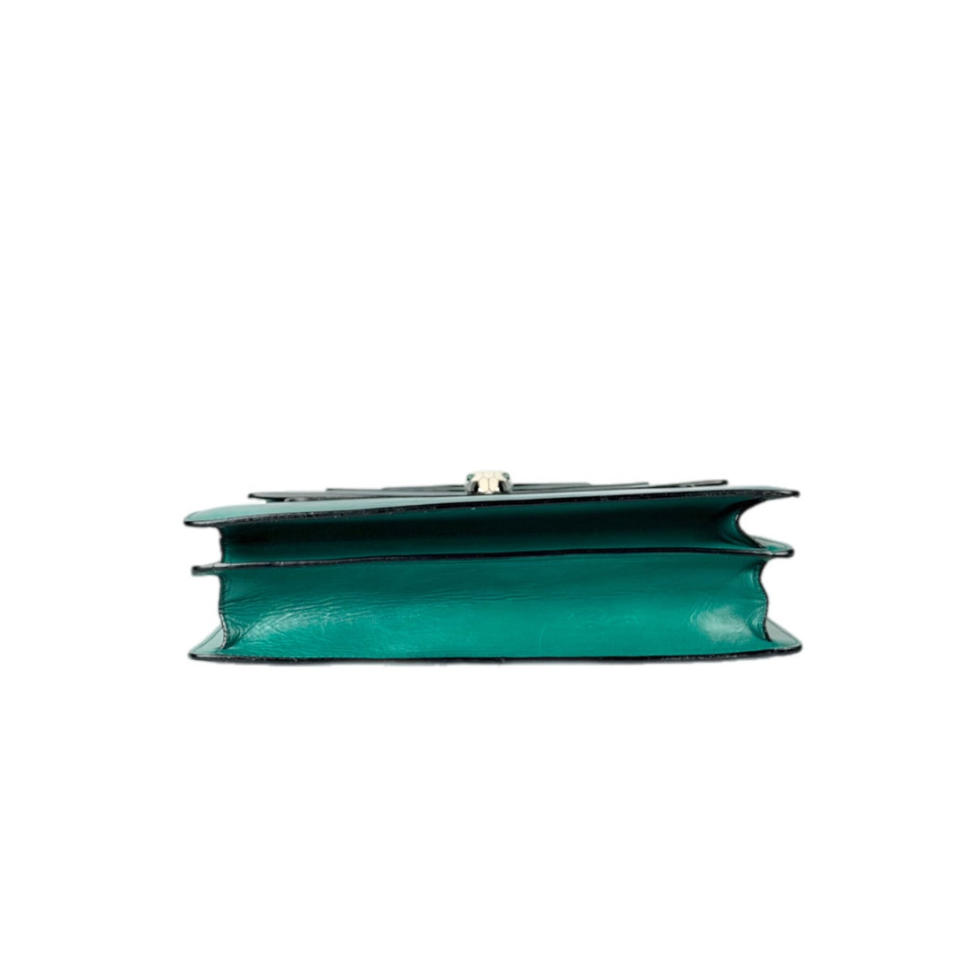 Bvlgari Green Med Serpenti Forever Crossbody Bag