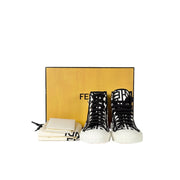Fendi x Marc Jacobs Domino White/Black Hightops Sneakers #39