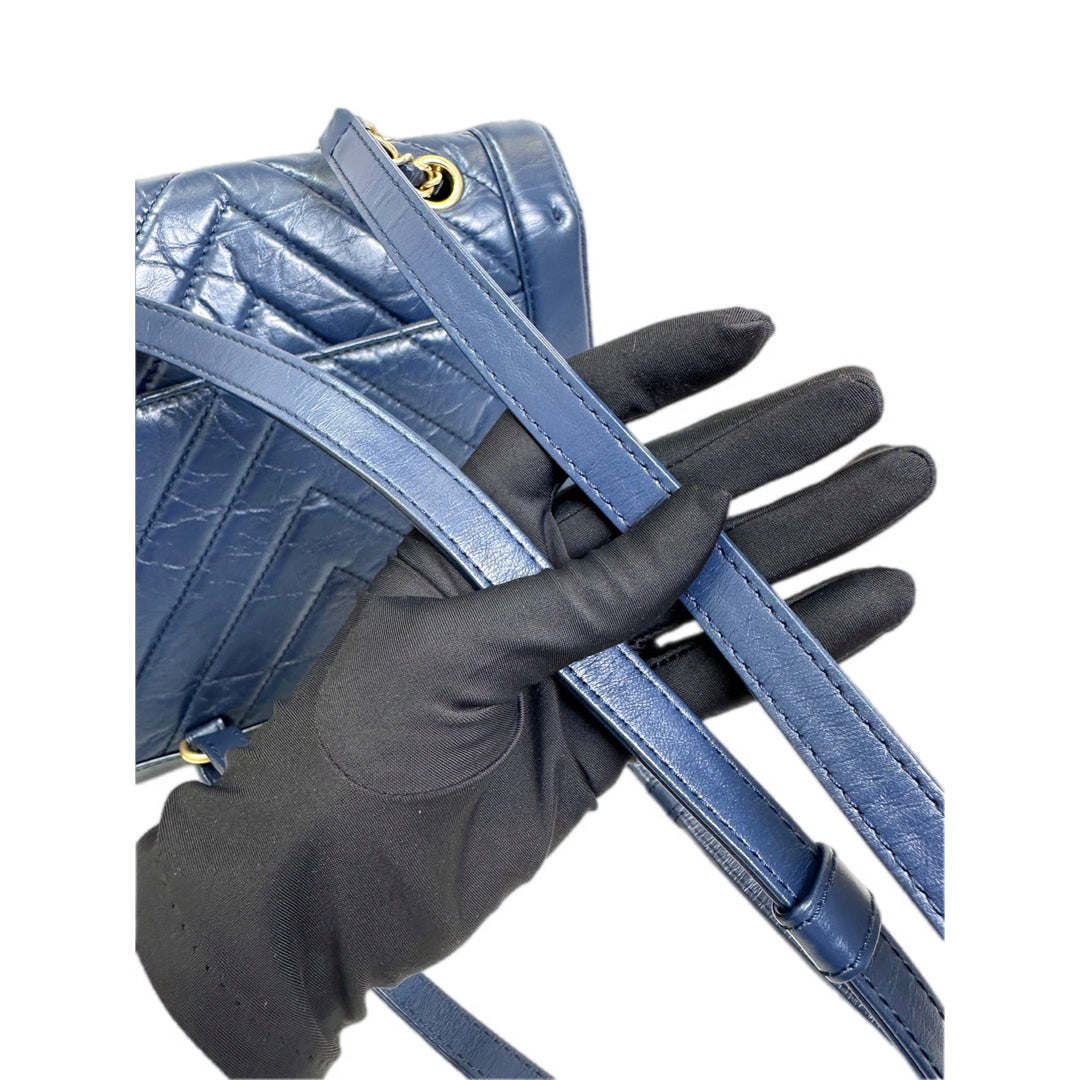 Chanel Backpack Bag Blue