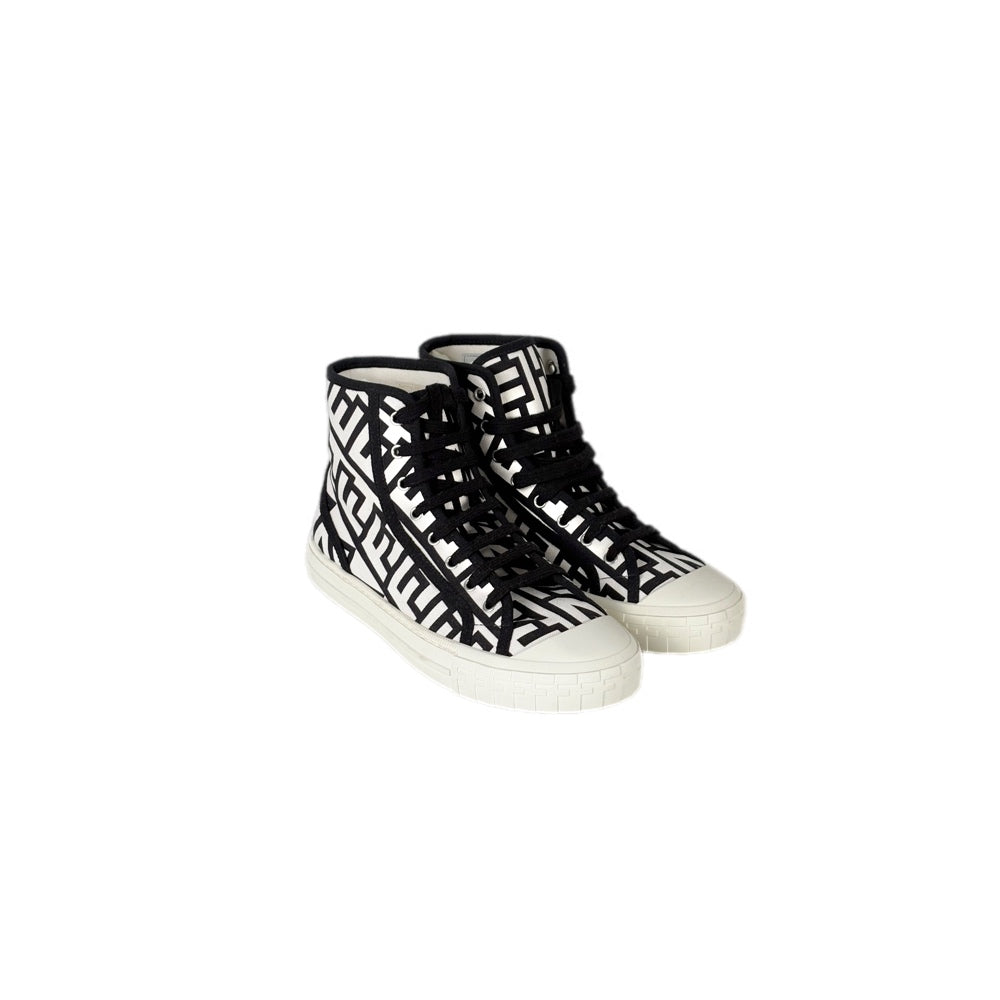 Fendi x Marc Jacobs Domino White/Black Hightops Sneakers #39