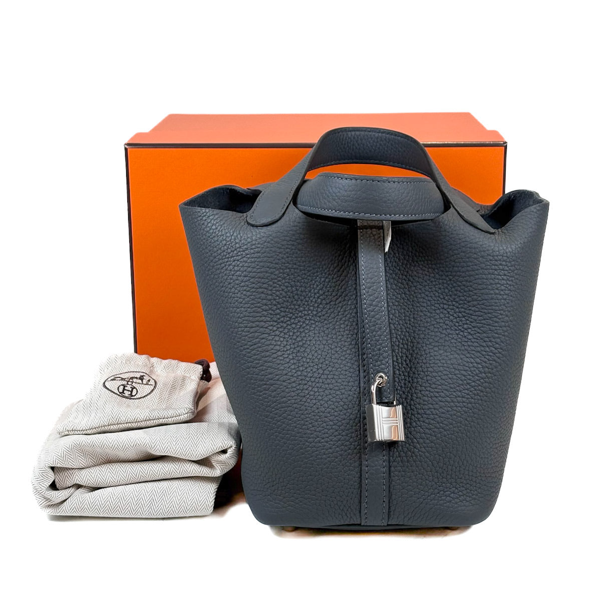 Hermes Picotin 18 Gris Misty