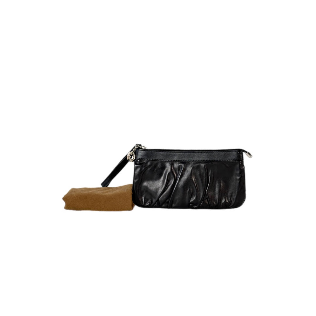 Gucci Black Wristlet Clutch Bag