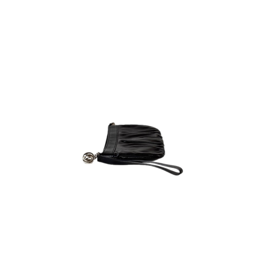 Gucci Black Wristlet Clutch Bag