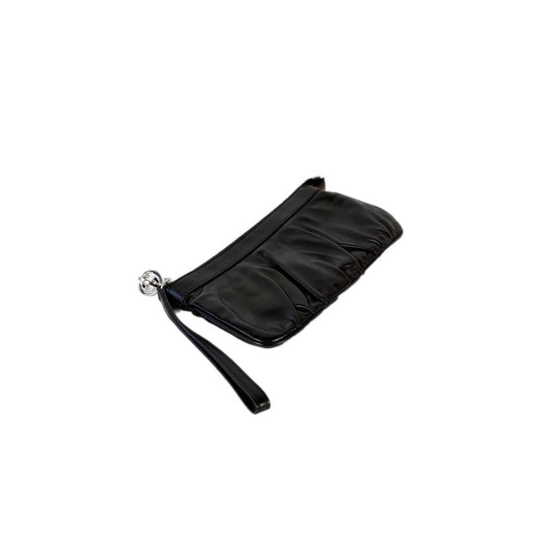 Gucci Black Wristlet Clutch Bag