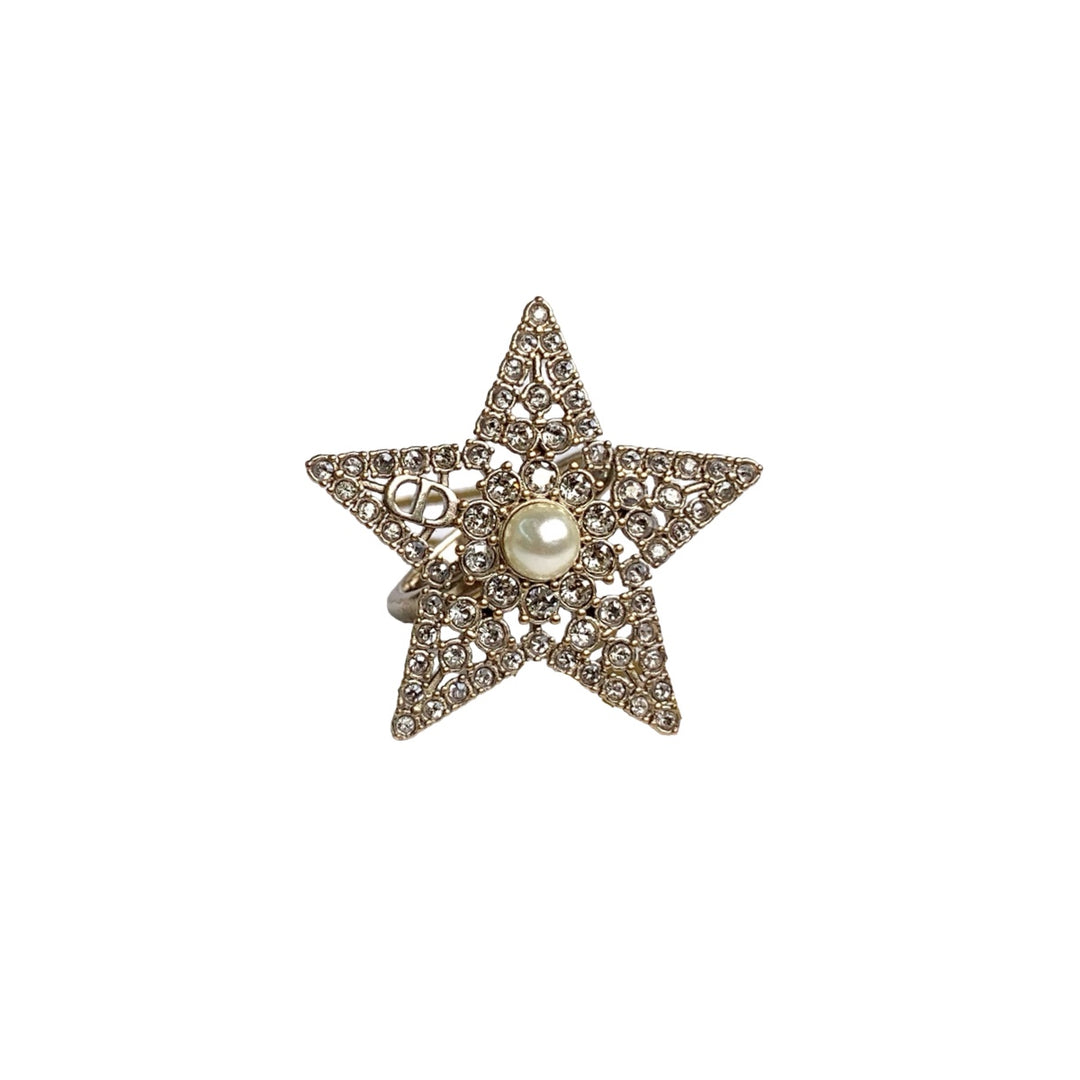 Dior Nuit Etoilee Star Pearl Ring #52