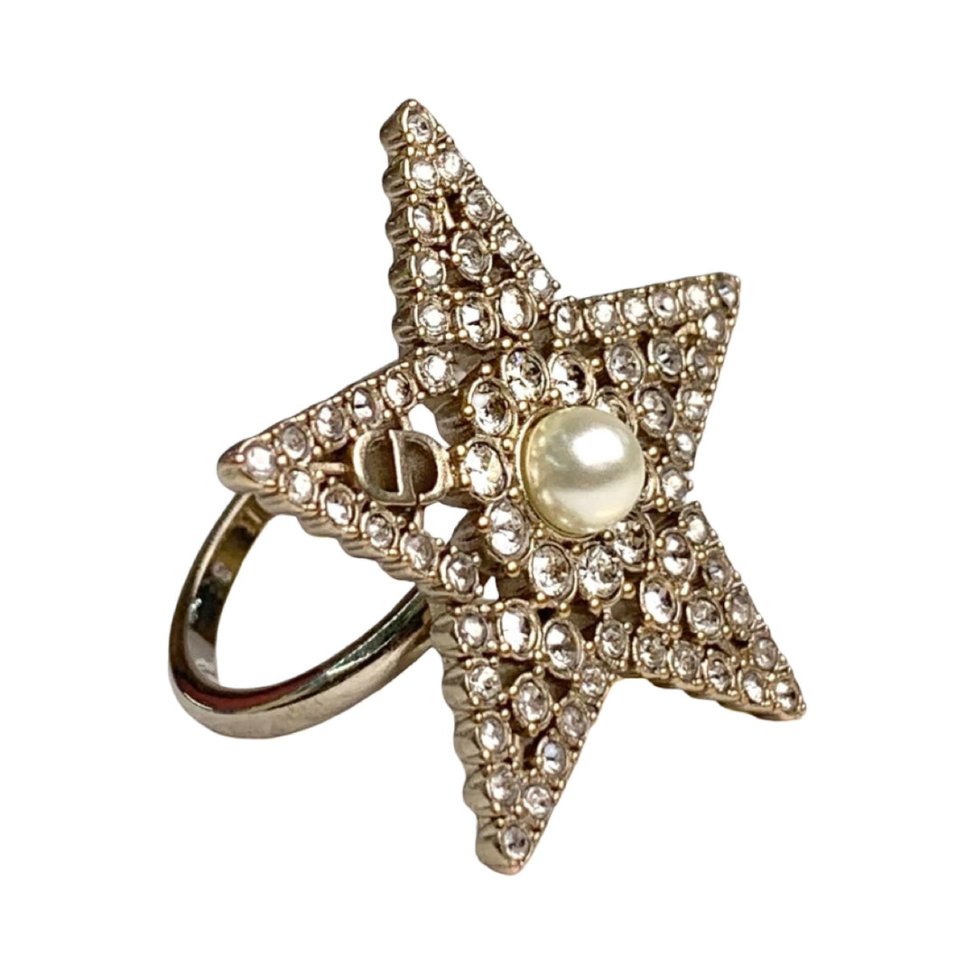 Dior Nuit Etoilee Star Pearl Ring #52