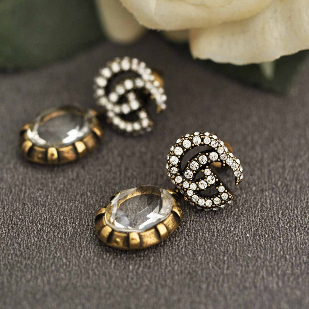 Gucci Crystal GG Fashion Jewelry Earring