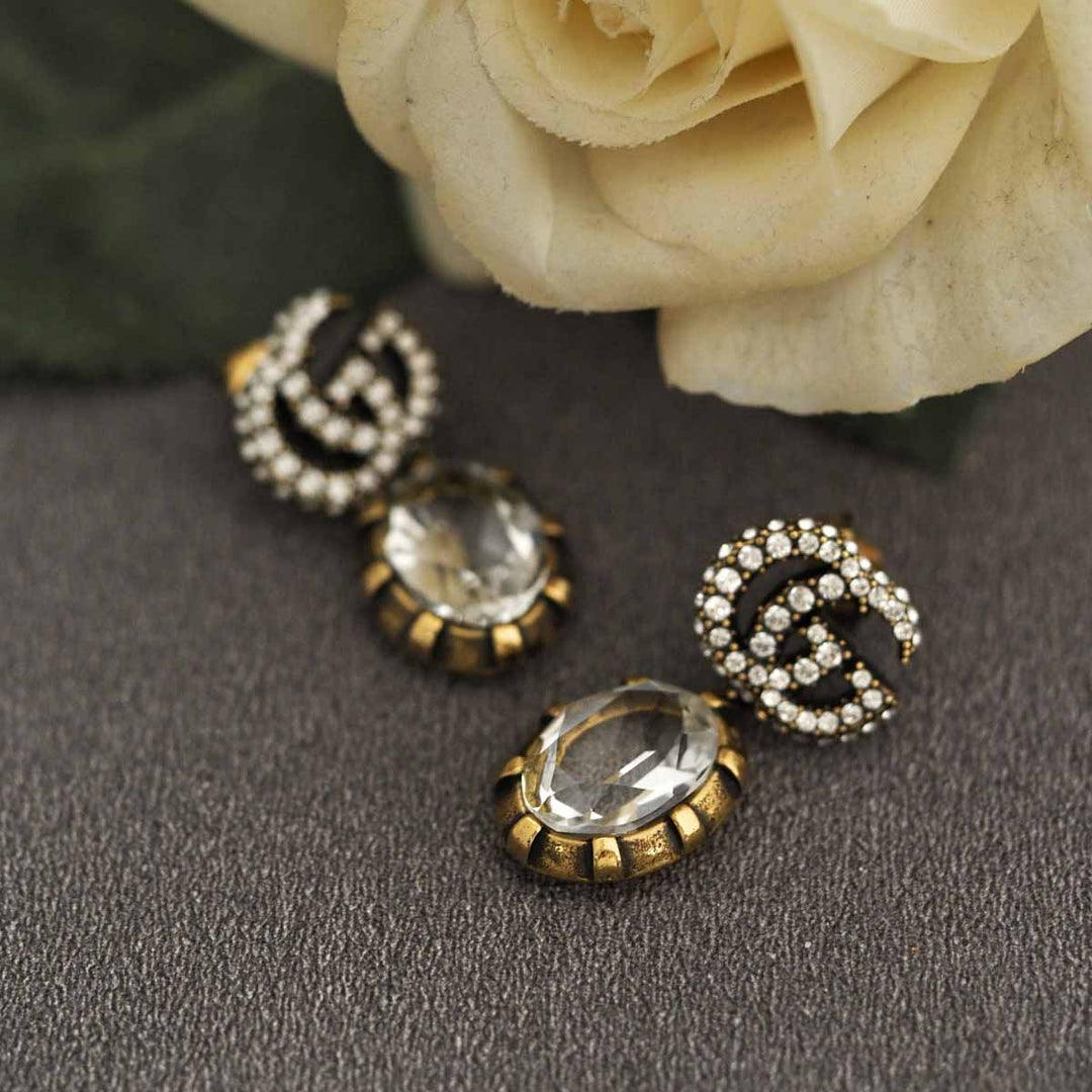 Gucci Crystal GG Fashion Jewelry Earring
