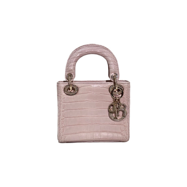 Dior Alligator Pink Lady Dior Mini Bag - Jiaxyk