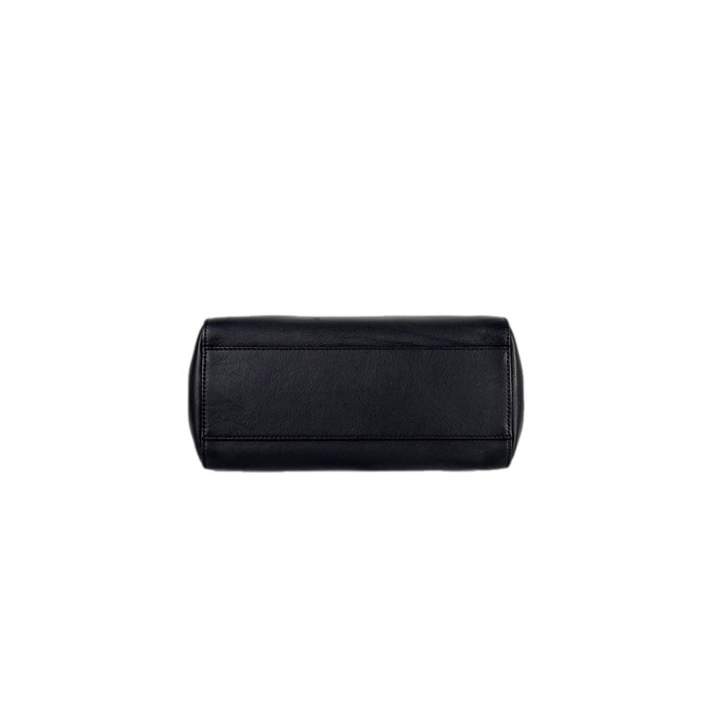 Fendi Peekaboo Mini Navy/Cream Handle Bag