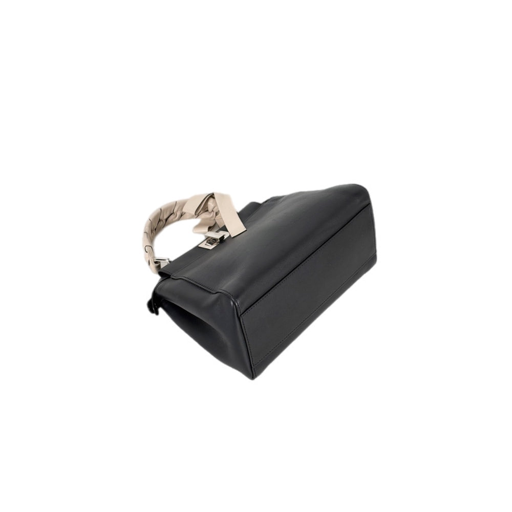 Fendi Peekaboo Mini Navy/Cream Handle Bag