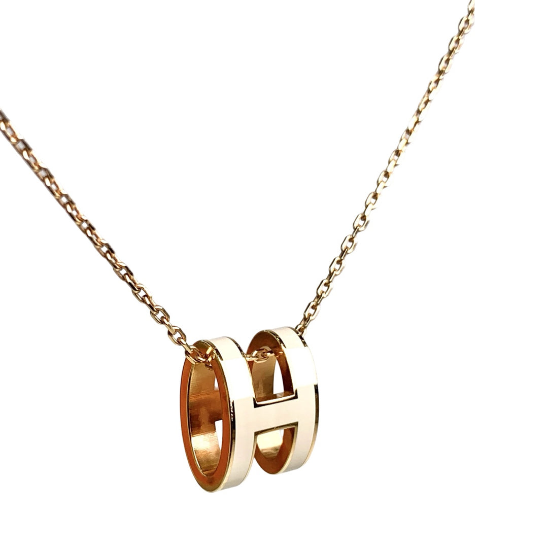 Hermes Large Chai H Pop Necklace