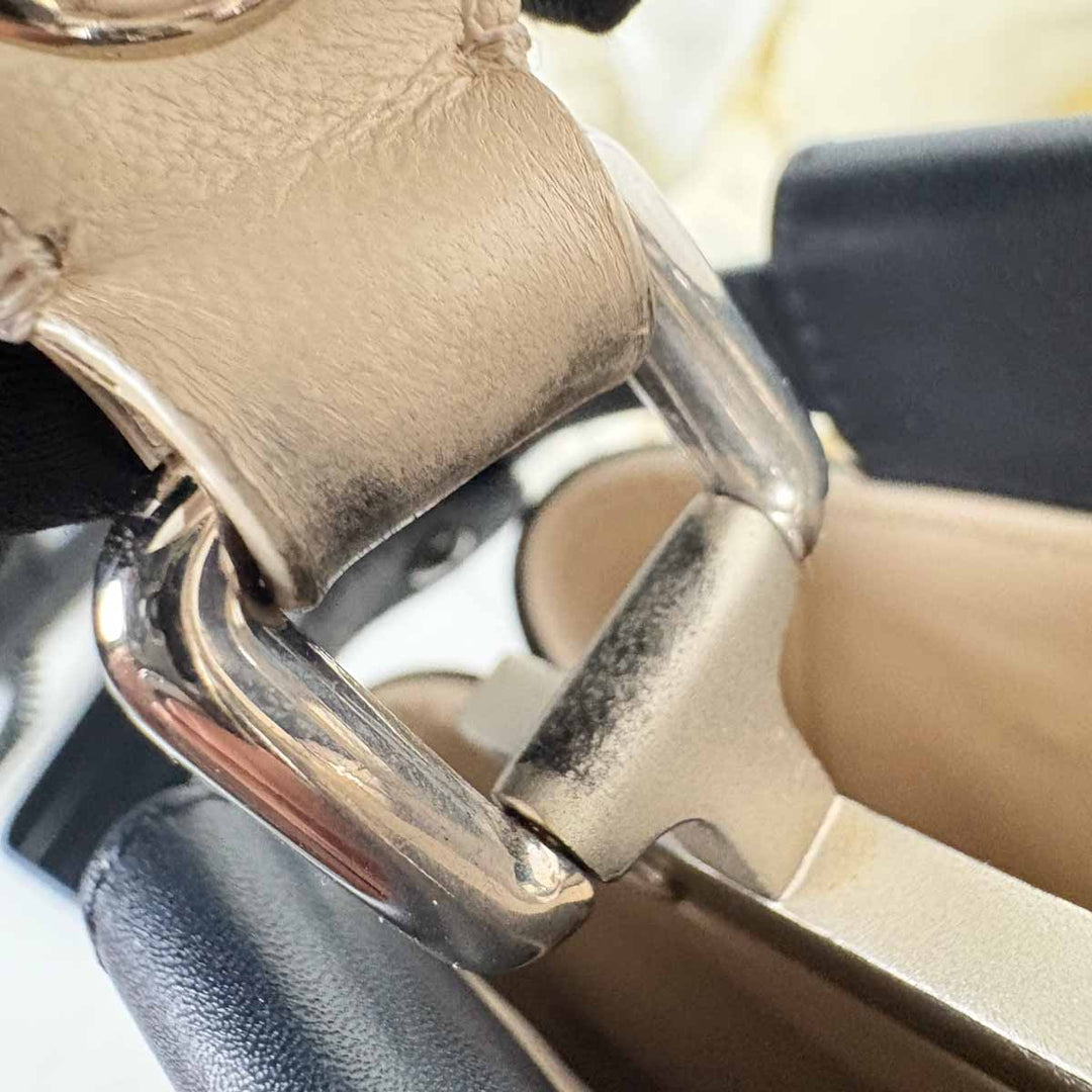 Fendi Peekaboo Mini Navy/Cream Handle Bag